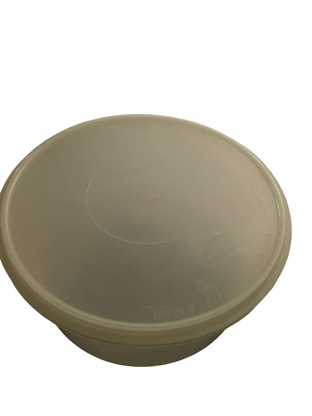 Vintage Tupperware Large Round Carry-All Cake Container 256 Seal 224